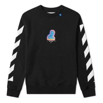 Sudadera ajustada con logo a rayas y forro térmico para hombre
