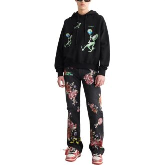 Sudadera con capucha Alien Arrow Skate «Negro»