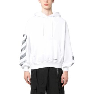 Sudadera con capucha bordada «Blanco»