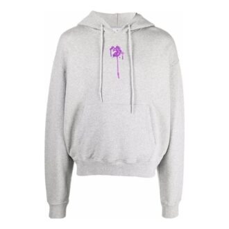 Sudadera con capucha con el logo OW «Gris»
