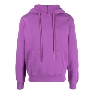 Sudadera con capucha de algodón con estampado del logotipo