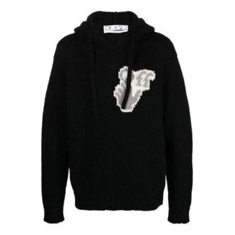 Sudadera con capucha de punto «Black»