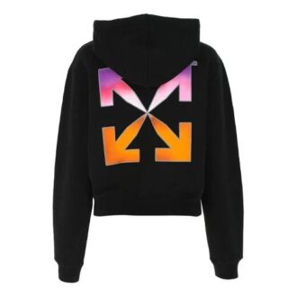 Sudadera con capucha degradada «Negro multicolor»