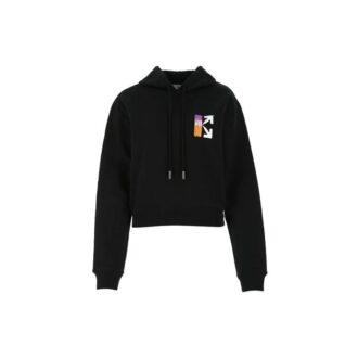 Sudadera con capucha degradada «Negro multicolor»