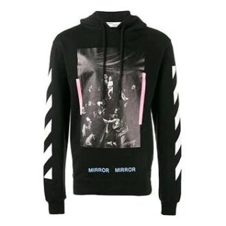 Sudadera con capucha Diag Caravaggio «Black Pink»