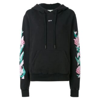 Sudadera con capucha Diag Tulips Over