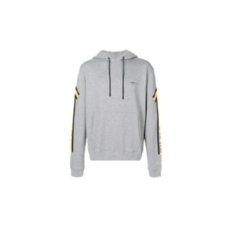 Sudadera con capucha Fw18 Arrows de corte normal «Gris Amarillo»