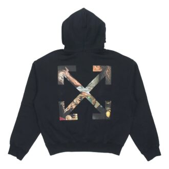 Sudadera con capucha FW20 Painting Arrows para hombre, color negro