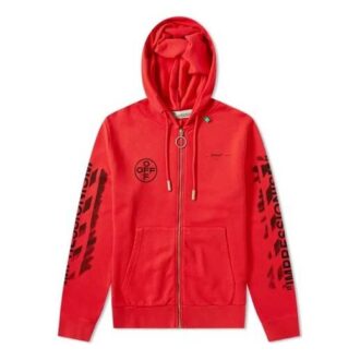 Sudadera con capucha Impressionism «Red»