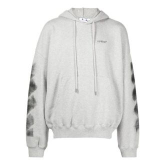 Sudadera con capucha Jumbo Arrow Boxy «Melange Grey Black»