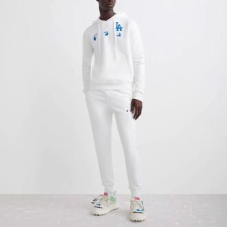 Sudadera con capucha Off-White x MLB x New Era Tripartite Crossover «Blanca»