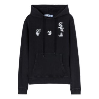 Sudadera con capucha Off-White x MLB x New Era Tripartite Crossover «Gris oscuro»