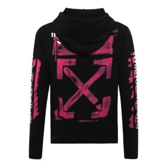 Sudadera con capucha Stencil Arrow «Negro»