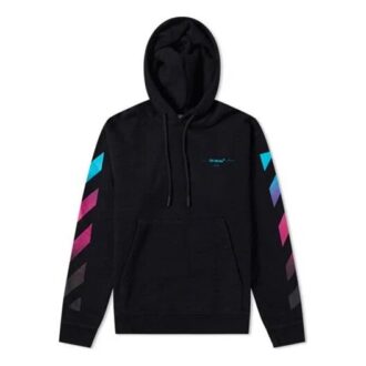 Sudadera con capucha unisex OW18, color negro