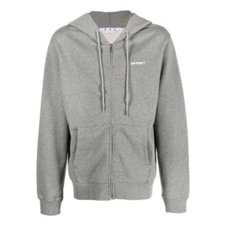 Sudadera con capucha y cordón con estampado gráfico «Gris»