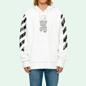 Sudadera con capucha y estampado de flechas