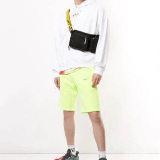 Sudadera con capucha y estampado de logotipo FW20 para hombre, color blanco