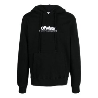 Sudadera con capucha y logo grande «Negro»