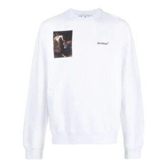 Sudadera con estampado de Caravaggio «Blanco»