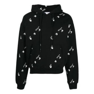 Sudadera con logo para hombre SS21, color negro