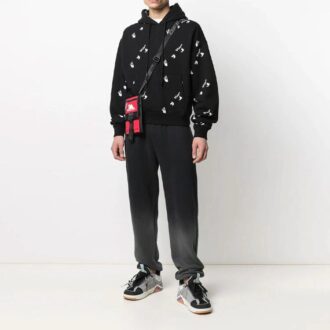 Sudadera con logo para hombre SS21, color negro