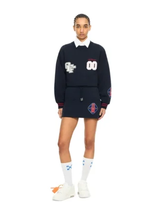 Sudadera corta Royal Patch