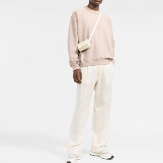 Sudadera de algodón con estampado de logotipo Off-White «Pink»
