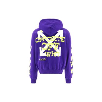 Sudadera de algodón con flechas opuestas