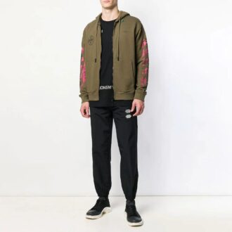 Sudadera de algodón de manga larga con estampado de logotipo SS19
