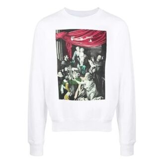 Sudadera de cuello redondo con estampado Caravaggio FW20