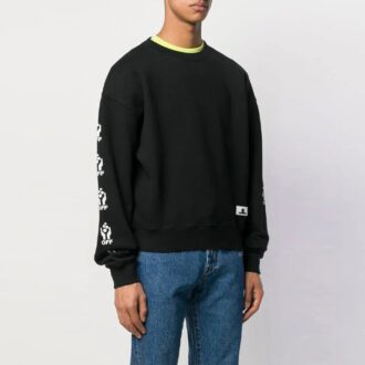 Sudadera deportiva de algodón Hands Over, hombre, negro