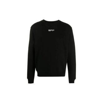 Sudadera FW20 con cara enmascarada y flecha «Negro Blanco»