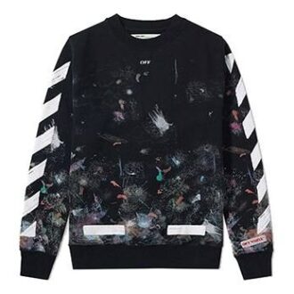 Sudadera Galaxy Brushed Print «Black»