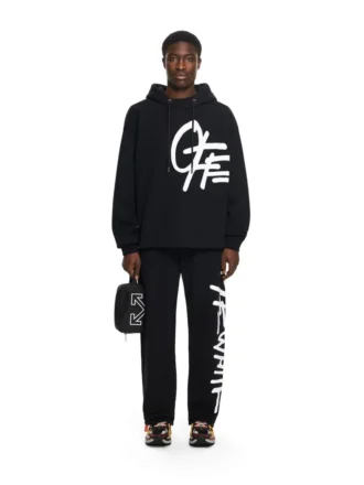 Sudadera holgada con logo Spray
