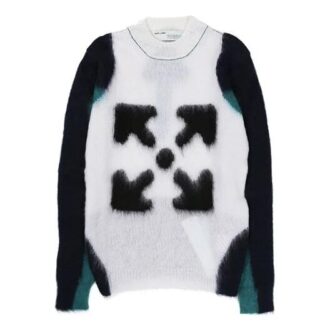 Suéter Arrow negro/blanco para hombre Blanco