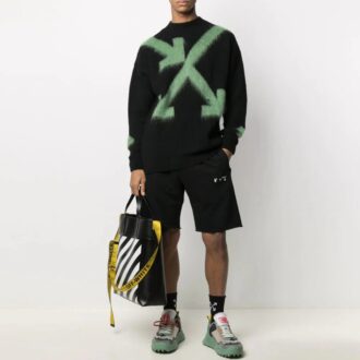 Suéter Arrows para hombre SS21 Negro