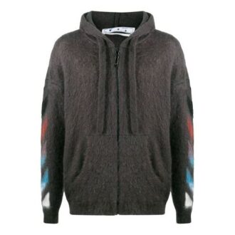 Suéter con capucha de punto Arrow para hombre, gris