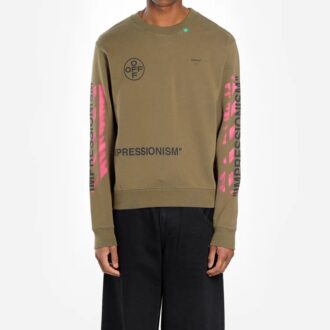 Suéter de cuello redondo con logo Arrows para hombre SS19 con diseño de flechas