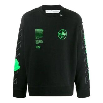 Suéter de hombre con logotipo y diseño de flechas fluorescentes Arrows