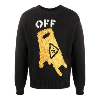 Suéter de hombre FW20 Negro/Amarillo