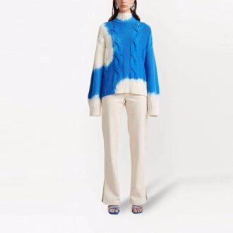 Suéter de lana Off-White «Azul Blanco»