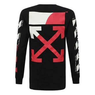 Suéter de manga larga Loose Arrow Rojo/Negro