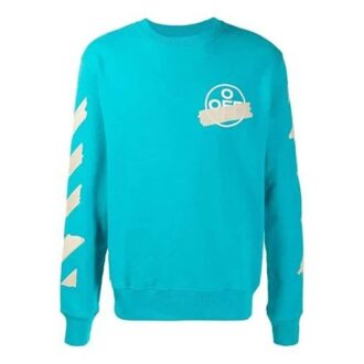 Suéter estampado con flechas para hombre, azul