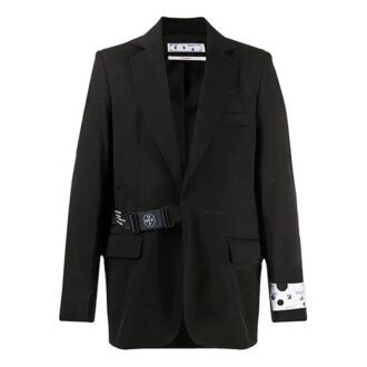 Traje con cordones para hombre Off-White, chaqueta negra