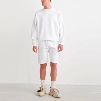 Versión de Pantalones Cortos Deportivos SS22 Blanco