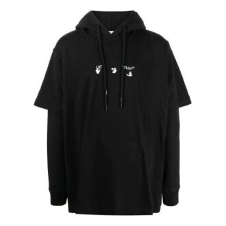 Versión estándar con estampado de Arrows y logotipo de la colección primavera-verano 2021, color negro