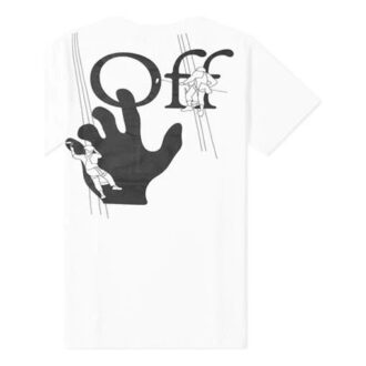 Versión estándar de manga corta con estampado en la espalda, color blanco
