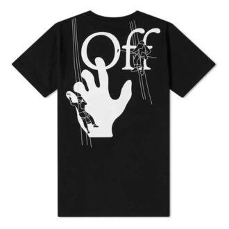 Versión estándar de manga corta con estampado en la espalda, color negro