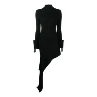 Vestido asimétrico Off-White «Negro»