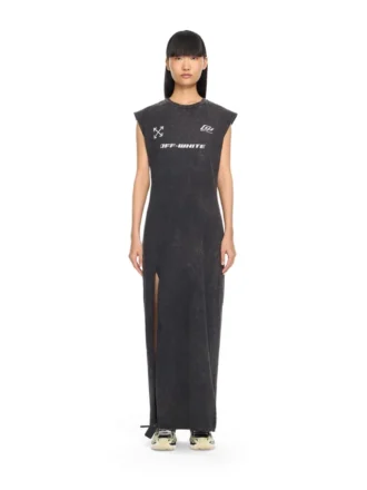 Vestido holgado de jersey Racer